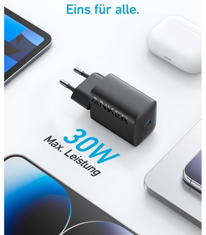 آداپتور شارژر ۳۰ وات انکر مدل Anker 312 30w A2640