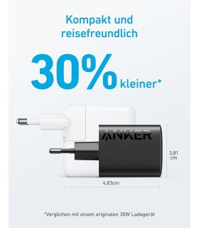 آداپتور شارژر ۳۰ وات انکر مدل Anker 312 30w A2640