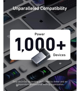 شارژر ۶۵ وات و پاوربانک ۱۰ هزار میلی آمپر انکر مدل Anker 2in1 Hybrid Charger A1651