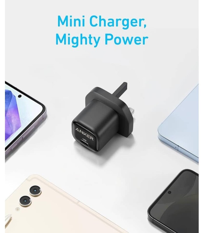 آداپتور شارژر ۲۵ وات انکر مدل Anker USB-C 25w A2656