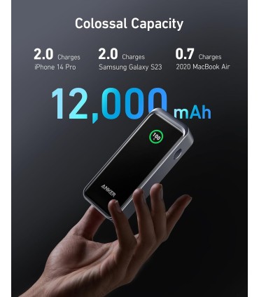 پاوربانک ۱۲ هزار انکر مدل Anker PowerCore 12K 130W - A1335