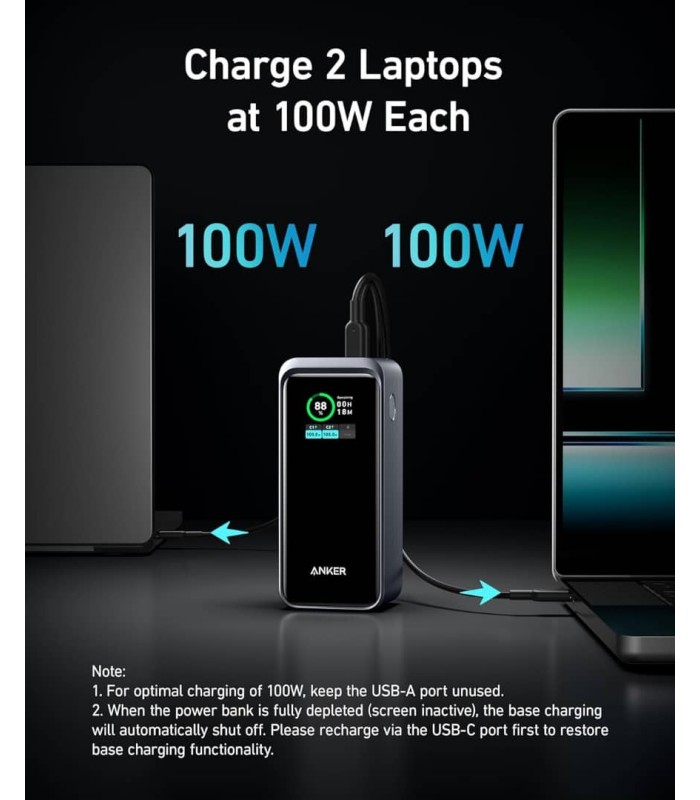 پاوربانک ۲۰ هزار انکر مدل Anker PowerCore 20K 200W - A1336