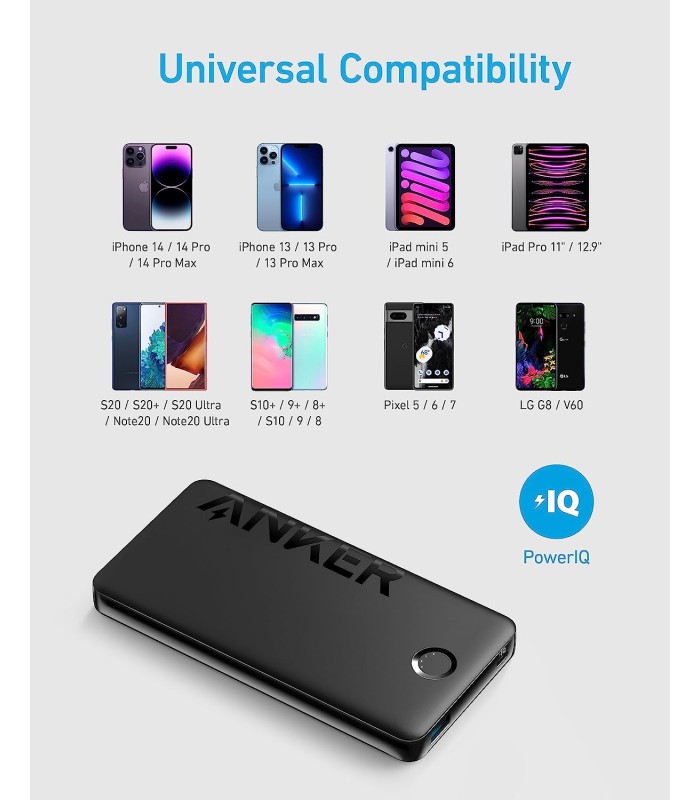 پاوربانک ۱۰ هزار انکر مدل Anker 10K Portable Charger - A1334