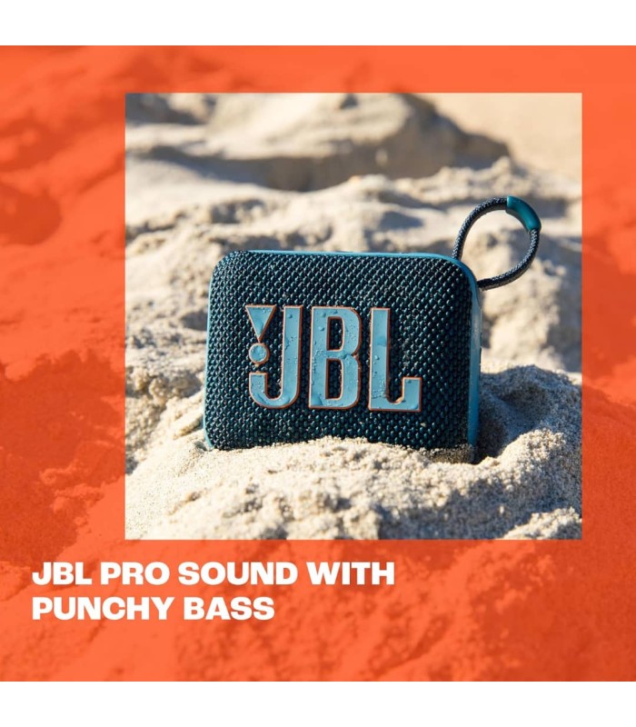 اسپیکر بلوتوثی جی‌بی‌ال مدل JBL Go 4 (رنگ کرم)