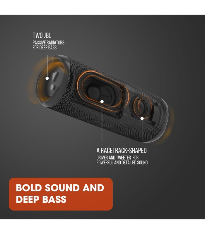 اسپیکر بلوتوثی جی‌بی‌ال مدل JBL Flip 6 (رنگ سفید)