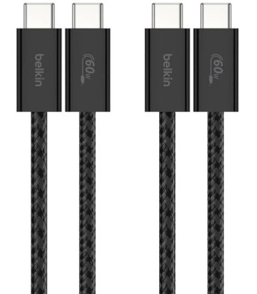 کابل ۲ عددی ۱.۵ متری دوسر USB-C بلکین مدل Belkin Boostcharge 60w