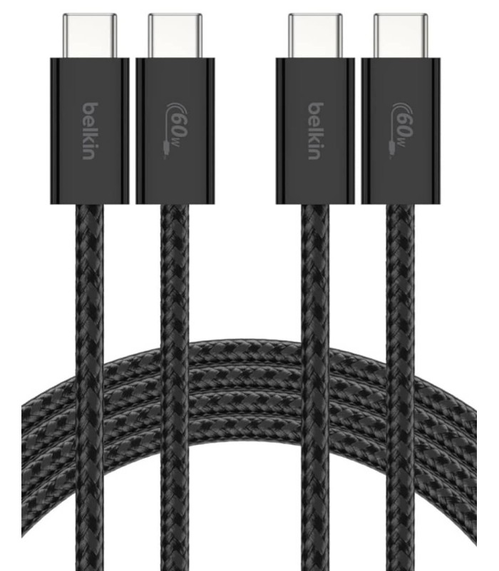 کابل ۲ عددی ۱.۵ متری دوسر USB-C بلکین مدل Belkin Boostcharge 60w
