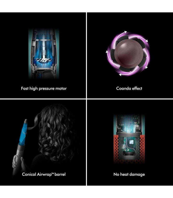 حالت دهنده مو دایسون مدل Dyson Airwrap i.d. HS08 (Jasper/Plum بنفش/صورتی) - با گارانتی شرکتی