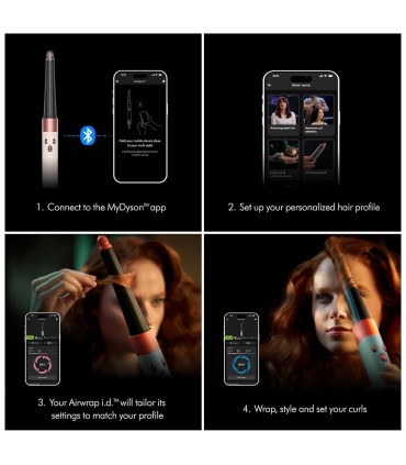 حالت دهنده مو دایسون مدل Dyson Airwrap i.d. HS08 (Jasper/Plum بنفش/صورتی) - با گارانتی شرکتی
