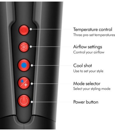 سشوار و صاف‌کننده مو دایسون مدل Dyson Airstrait HT01- Onyx Black/Gold مشکی/طلایی- با گارانتی شرکتی