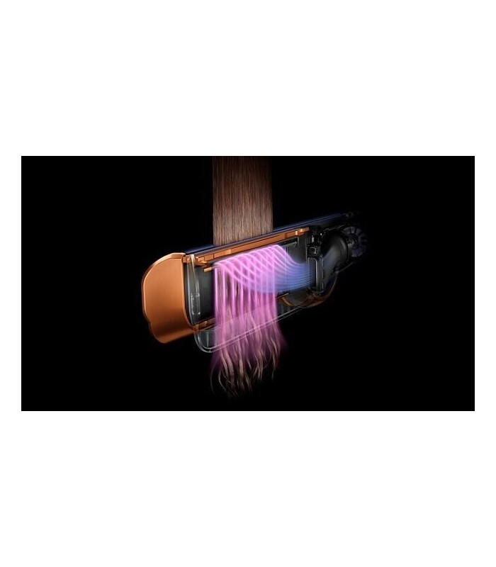 سشوار و صاف‌کننده مو دایسون مدل Dyson Airstrait HT01-Prussian Blue/Rich Copper (سرمه‌ای/مسی) - با گارانتی شرکتی