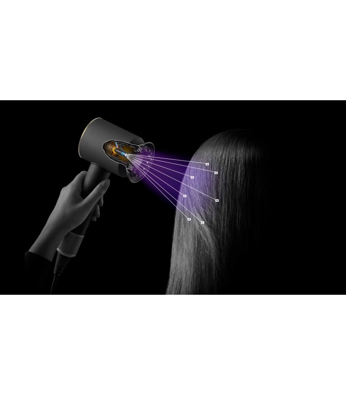 سشوار هوشمند دایسون مدل Dyson Supersonic Nural HD16 Red Velvet/Gold (زرشکی/طلایی) - با گارانتی شرکتی