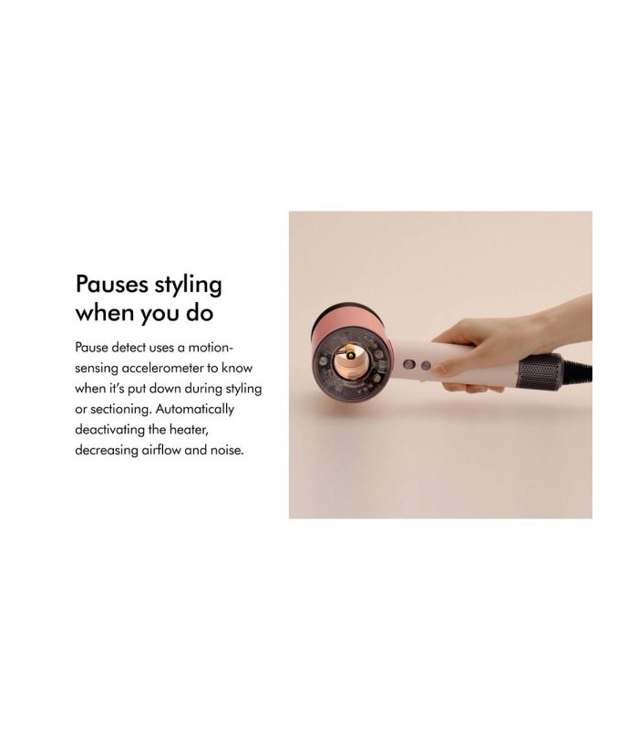 سشوار هوشمند دایسون مدل Dyson Supersonic Nural HD16 Ceramic pink/rose gold (سرامیک صورتی/رزگلد) - با گارانتی شرکتی