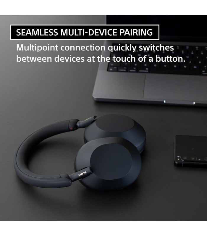 هدفون بی‌سیم روگوشی سونی مدل SONY WH-1000XM5 | رنگ مشکی