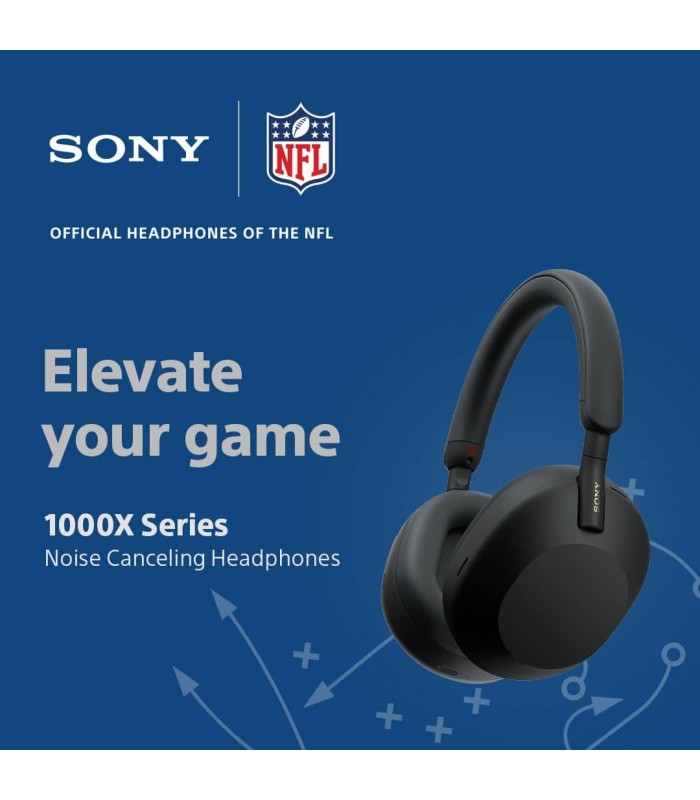 هدفون بی‌سیم روگوشی سونی مدل SONY WH-1000XM5 | رنگ مشکی