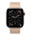 اپل واچ سری ۱۱ تیتانیوم رنگ طلایی - سایز ۴۲ میلی‌متر - بند استیل طلایی