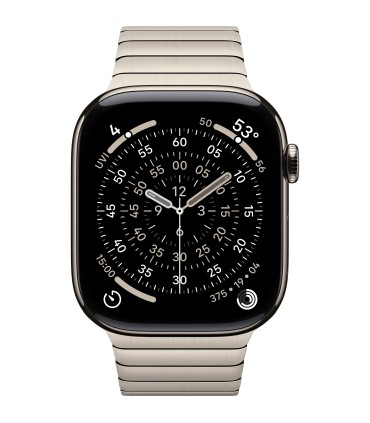 اپل واچ سری ۱۱ تیتانیوم رنگ تیتانیوم - سایز ۴۶ میلی‌متر - بند استیل تیتانیوم
