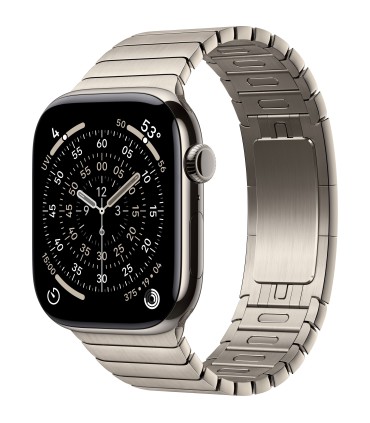 اپل واچ سری ۱۱ تیتانیوم رنگ تیتانیوم - سایز ۴۶ میلی‌متر - بند استیل تیتانیوم