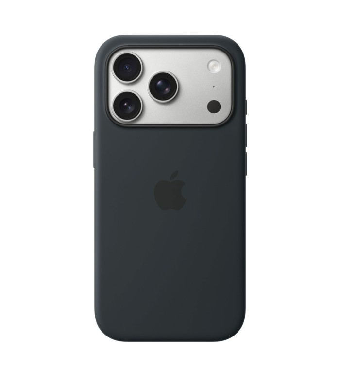 قاب مگ سیف سیلیکونی آیفون ۱۷ پرو | iPhone 17 Pro Silicone Case MagSafe - رنگ مشکی