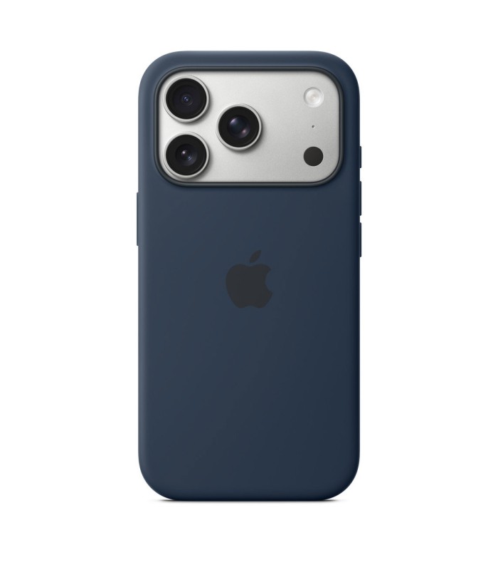 قاب مگ سیف سیلیکونی آیفون ۱۷ پرو | iPhone 17 Pro Silicone Case MagSafe - رنگ میدنایت