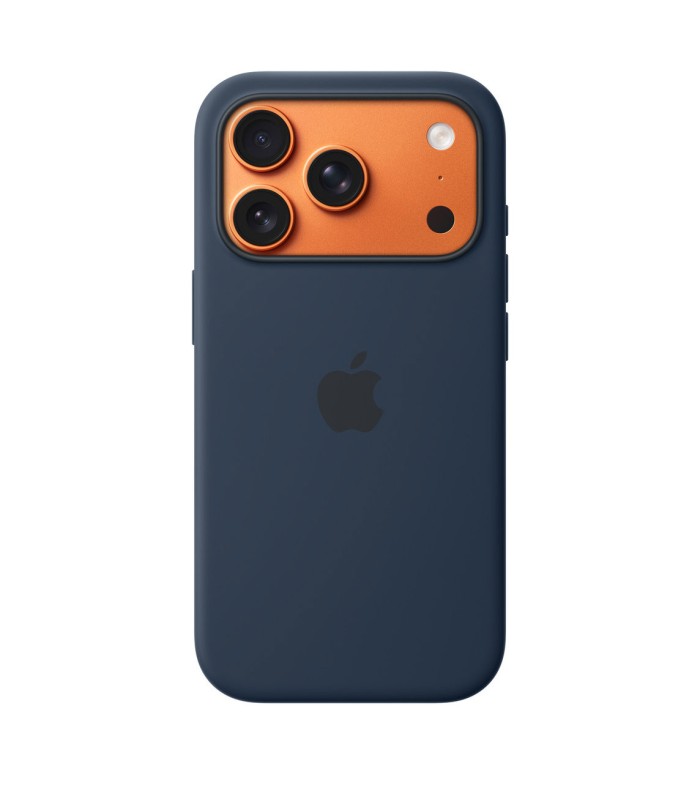 قاب مگ سیف سیلیکونی آیفون ۱۷ پرو | iPhone 17 Pro Silicone Case MagSafe - رنگ میدنایت