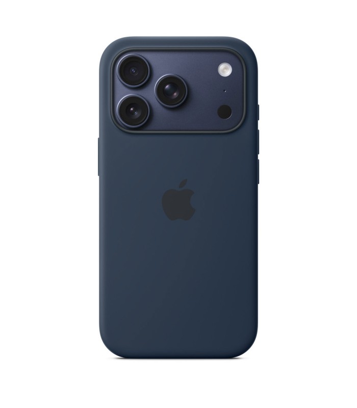 قاب مگ سیف سیلیکونی آیفون ۱۷ پرو | iPhone 17 Pro Silicone Case MagSafe - رنگ میدنایت