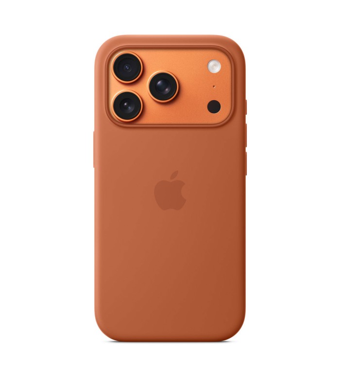 قاب مگ سیف سیلیکونی آیفون ۱۷ پرو | iPhone 17 Pro Silicone Case MagSafe - رنگ تراکوتا