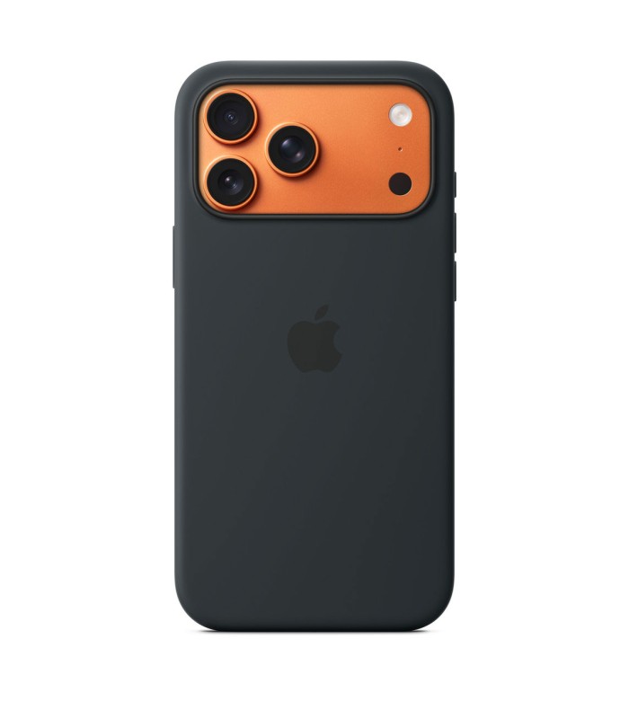 قاب مگ سیف سیلیکونی آیفون ۱۷ پرومکس | iPhone 17 Pro Max Silicone Case MagSafe - رنگ مشکی