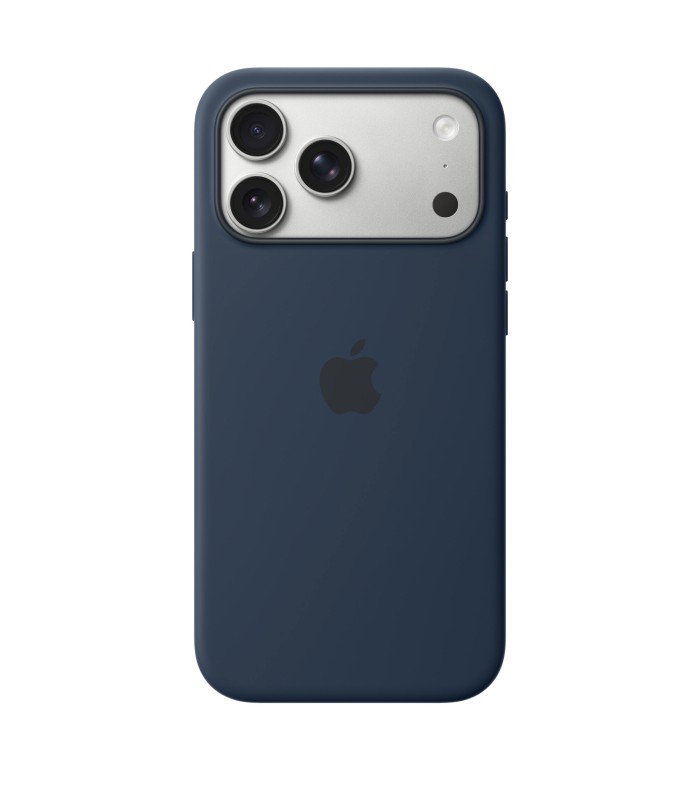 قاب مگ سیف سیلیکونی آیفون ۱۷ پرومکس | iPhone 17 Pro Max Silicone Case MagSafe - رنگ میدنایت