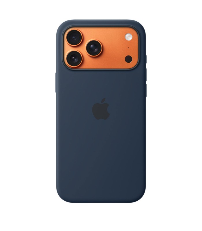 قاب مگ سیف سیلیکونی آیفون ۱۷ پرومکس | iPhone 17 Pro Max Silicone Case MagSafe - رنگ میدنایت