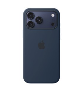 قاب مگ سیف سیلیکونی آیفون ۱۷ پرومکس | iPhone 17 Pro Max Silicone Case MagSafe - رنگ میدنایت