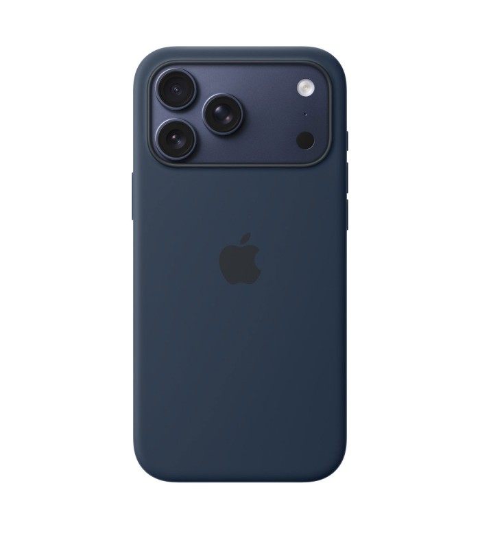 قاب مگ سیف سیلیکونی آیفون ۱۷ پرومکس | iPhone 17 Pro Max Silicone Case MagSafe - رنگ میدنایت