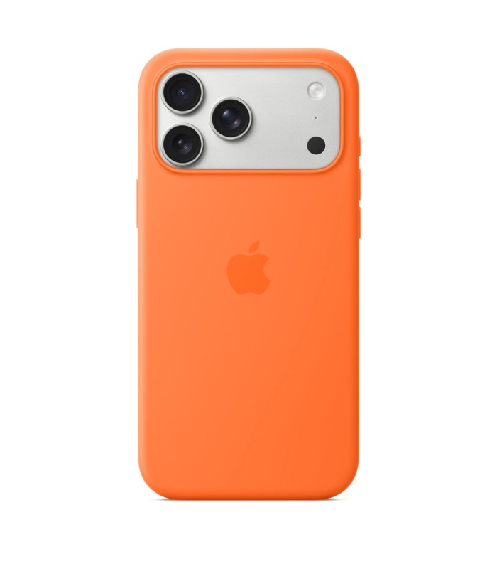 قاب مگ سیف سیلیکونی آیفون ۱۷ پرومکس | iPhone 17 Pro Max Silicone Case MagSafe - رنگ نارنجی