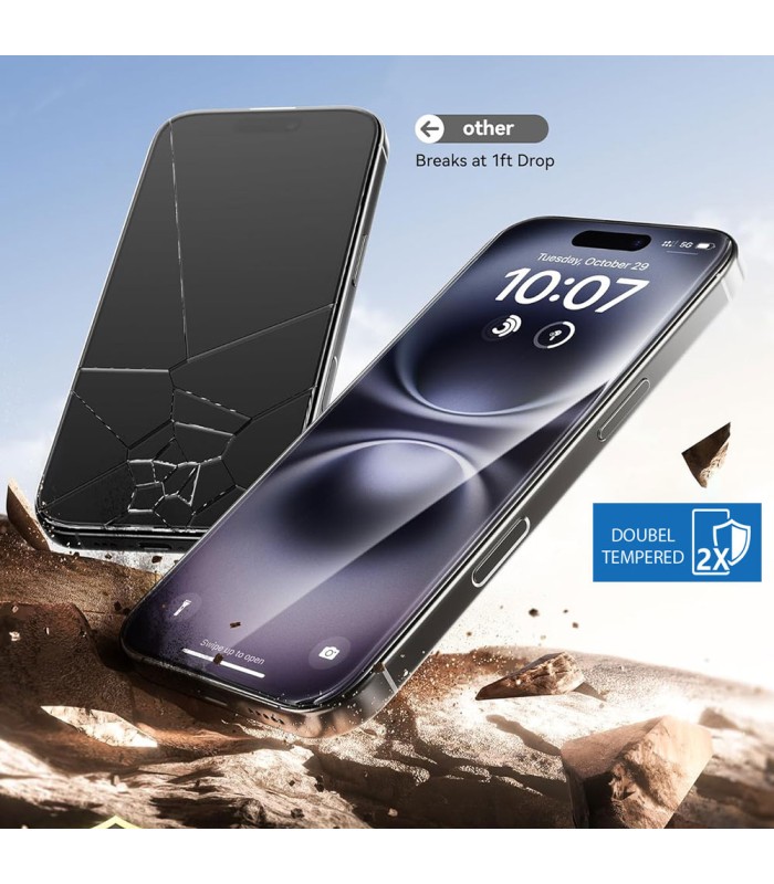 محافظ صفحه‌ نمایش جی-تک مدل G-Tech G-Force HD مناسب برای آیفون ۱۷ پرو