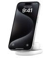 پایه شارژ وایرلس بلکین مدل Belkin BoostCharge 2-in-1 – Qi215W - رنگ سفید