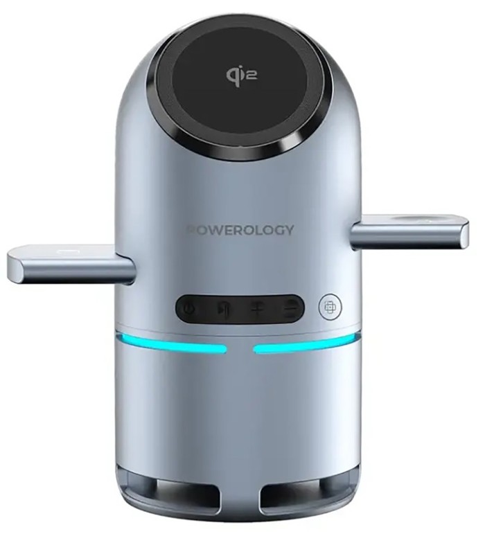 پایه شارژ و اسپیکر پاورلوژی Powerology Qi2 Speaker Station