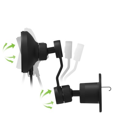 هولدر خودرو و شارژر مگ سیف موفی Mophie Snap+ Vent Mount -مشکی