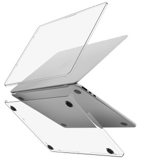 قاب محافظ مک بوک ایر ۱۵ اینچ یونیک مدل Uniq Vero ultra slim - شفاف