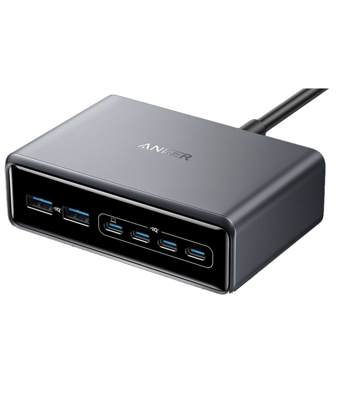 هاب شارژ رومیزی ۶ پورت ۲۰۰ واتی انکر Anker Prime (GaN) - A2683