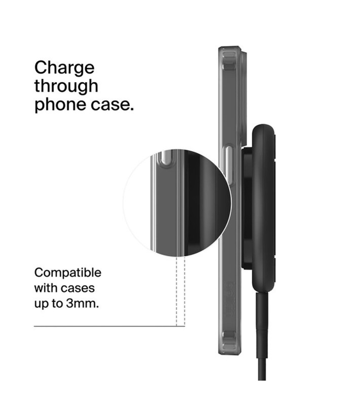 پد شارژ وایرلس بلکین مدل Belkin BoostCharge Pad – WIA009tt - مشکی