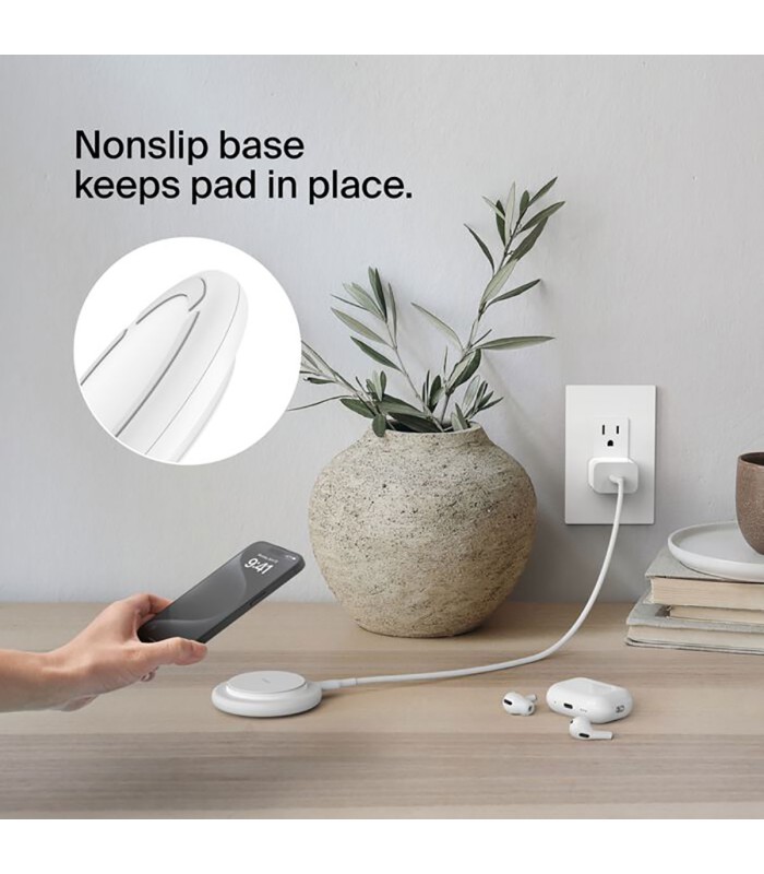 پد شارژ وایرلس بلکین مدل Belkin BoostCharge Pad – WIA009tt - سفید