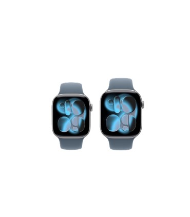 اپل واچ سری ۱۱ تیتانیوم رنگ طلایی - سایز ۴۶ میلی‌متر - بند استیل طلایی