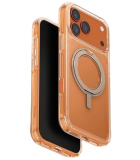 قاب آیفون یونیک مدل UNIQ Swivix Taupe Gold (رنگ قهوه‌ای طلایی) - سازگار با آیفون ۱۷ پرومکس