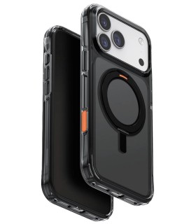 قاب آیفون یونیک مدل UNIQ Swivix Smoke (رنگ دودی) - سازگار با آیفون ۱۷ پرومکس