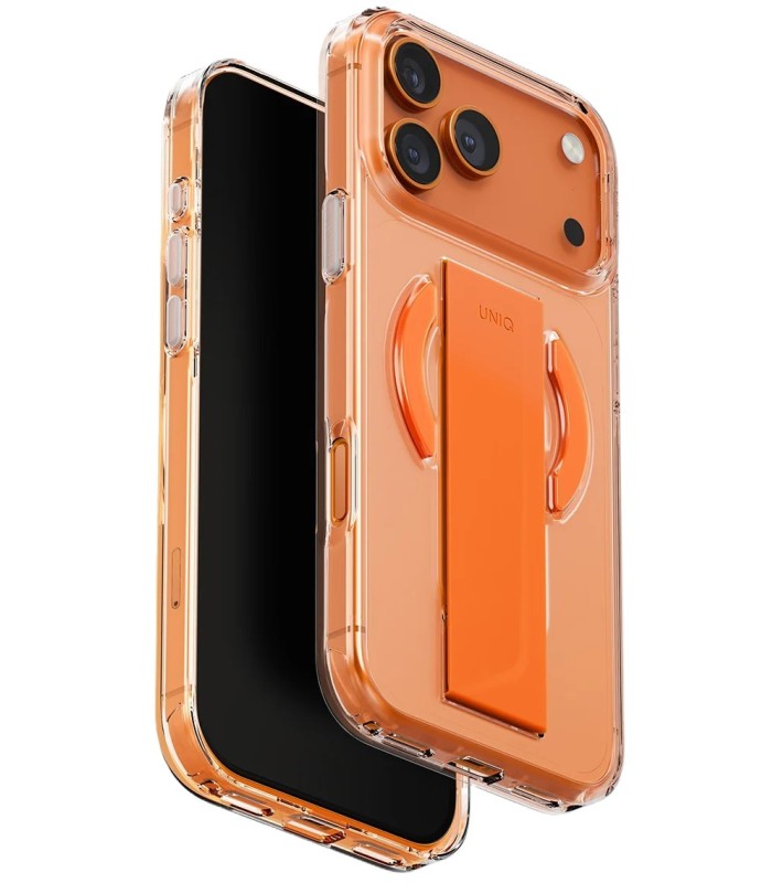 قاب آیفون یونیک مدل UNIQ Heldro Air Orange (رنگ نارنجی) - سازگار با آیفون ۱۷ پرومکس