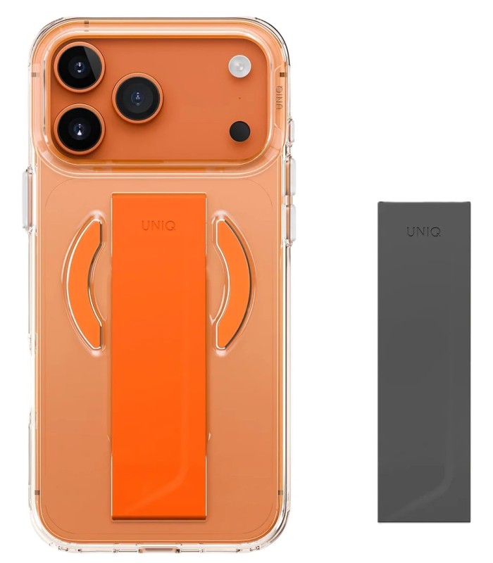 قاب آیفون یونیک مدل UNIQ Heldro Air Orange (رنگ نارنجی) - سازگار با آیفون ۱۷ پرومکس