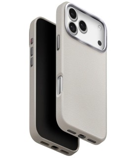 قاب آیفون یونیک مدل UNIQ Lyden Clay (رنگ سفید) - سازگار با آیفون ۱۷ پرومکس