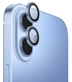 محافظ لنز دوربین یونیک مدل UNIQ Optix AluGuard سازگار با آیفون ۱۷ - رنگ آبی