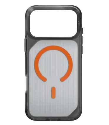 قاب آیفون یونیک مدل UNIQ Combat Active (نارنجی/دودی) - سازگار با آیفون ۱۷ پرومکس