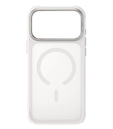 قاب آیفون یونیک مدل UNIQ Veren (رنگ سفید) - سازگار با آیفون ۱۷ پرومکس